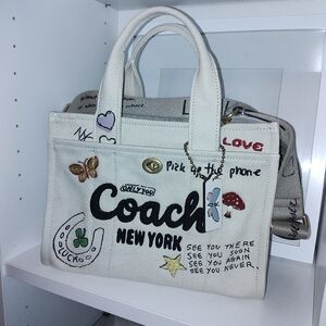 Coach Sketch Canvas Tote Bag 26